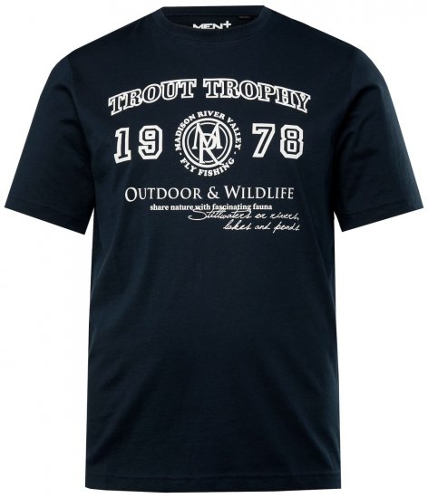 Men+ 424 Camiseta Trout Trophy Azul marino - Camisetas - Camisetas - 2XL-14XL
