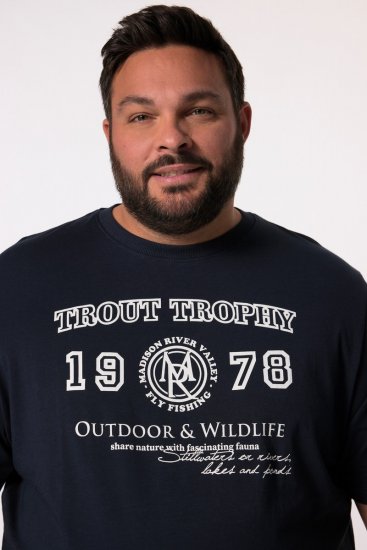Men+ 424 Camiseta Trout Trophy Azul marino - Camisetas - Camisetas - 2XL-14XL