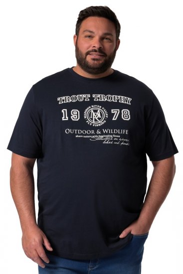 Men+ 424 Camiseta Trout Trophy Azul marino - Camisetas - Camisetas - 2XL-14XL