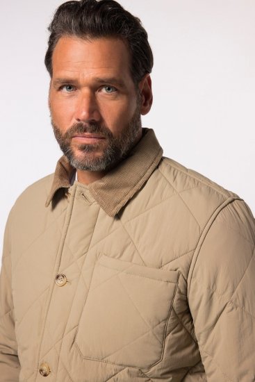 JP1880 836628 Chaqueta acolchada estilo western Beige oscuro - Chaquetas - Chaquetas Tallas Grandes 2XL-8XL