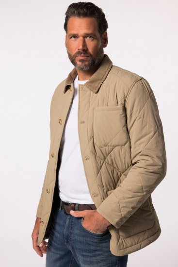JP1880 836628 Chaqueta acolchada estilo western Beige oscuro - Chaquetas - Chaquetas Tallas Grandes 2XL-8XL