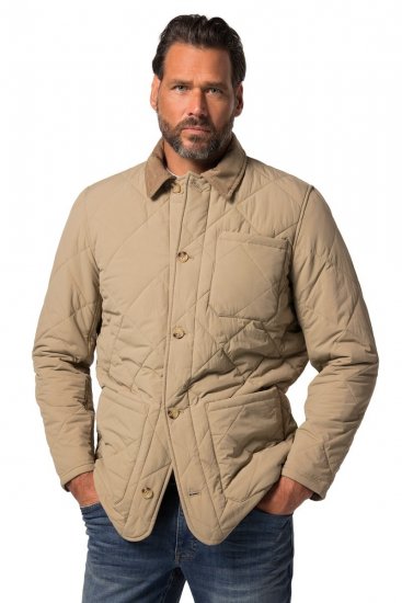 JP1880 836628 Chaqueta acolchada estilo western Beige oscuro - Chaquetas - Chaquetas Tallas Grandes 2XL-8XL