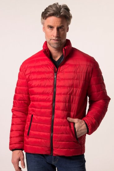 Boston Park 638 Chaqueta acolchada bellyfit con cuello alto Rojo - Chaquetas - Chaquetas Tallas Grandes 2XL-8XL