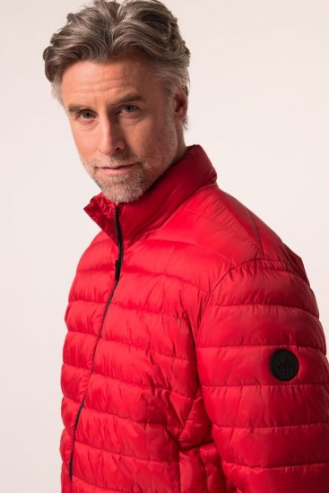 Boston Park 638 Chaqueta acolchada bellyfit con cuello alto Rojo - Chaquetas - Chaquetas Tallas Grandes 2XL-8XL