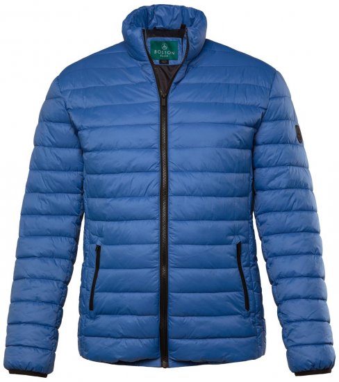 Boston Park 638 Chaqueta acolchada bellyfit con cuello alto Azul cobalto - Chaquetas - Chaquetas Tallas Grandes 2XL-8XL