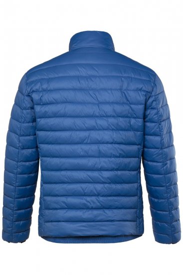 Boston Park 638 Chaqueta acolchada bellyfit con cuello alto Azul cobalto - Chaquetas - Chaquetas Tallas Grandes 2XL-8XL