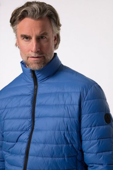 Boston Park 638 Chaqueta acolchada bellyfit con cuello alto Azul cobalto - Chaquetas - Chaquetas Tallas Grandes 2XL-8XL