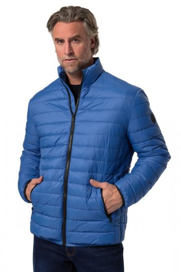 Boston Park 638 Chaqueta acolchada bellyfit con cuello alto Azul cobalto - Chaquetas - Chaquetas Tallas Grandes 2XL-8XL