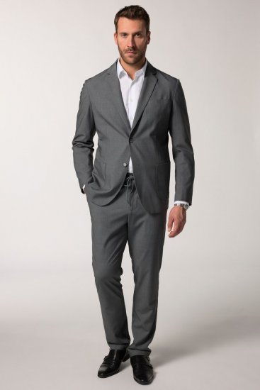 JP1880 Rimini Flexnamic Blazer de punto a rayas Gris oscuro - Trajes - Trajes 2XL-8XL