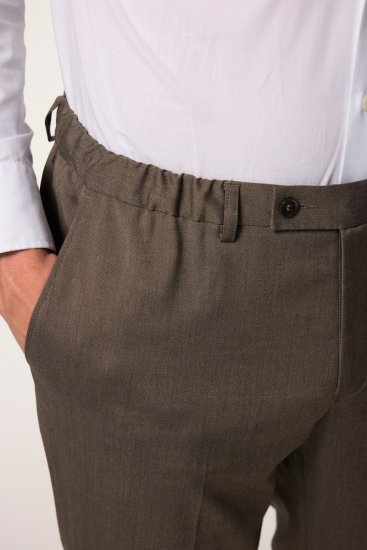 JP1880 Amalfi Flexnamic Pantalón de traje Verde caqui - Trajes - Trajes 2XL-8XL