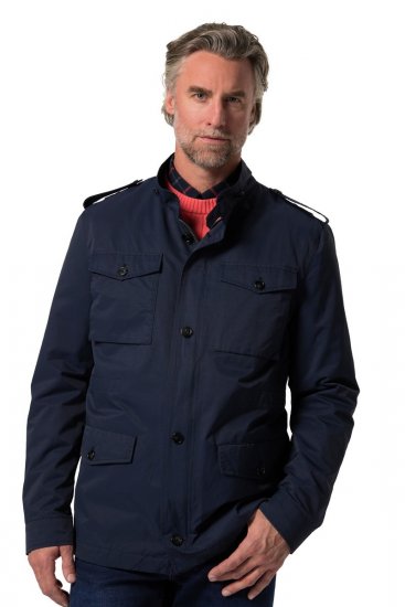 Boston Park 779 Chaqueta field con cuello alto Azul marino - Chaquetas - Chaquetas Tallas Grandes 2XL-8XL