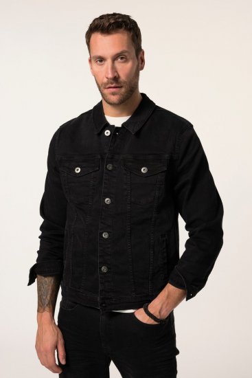 JP1880 836791 Chaqueta vaquera con cuatro bolsillos Negro - Chaquetas - Chaquetas Tallas Grandes 2XL-8XL