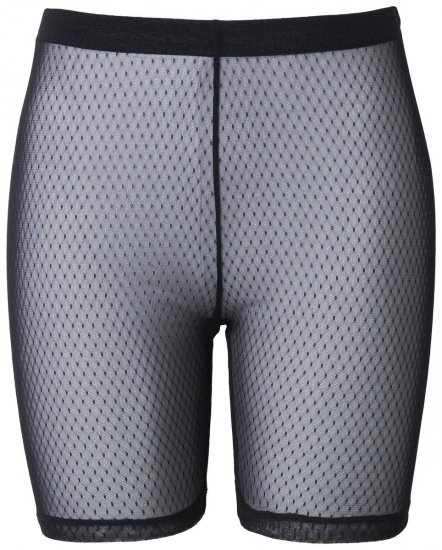 Ulla Popken 836805 Pantalón corto antirrozaduras de lunares Negro - Culotes antirozaduras - 