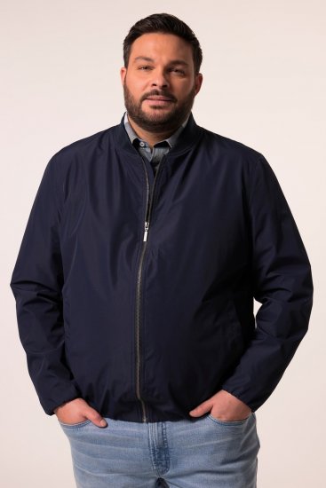 Men+ 823 Chaqueta bomber ultraligera bellyfit Azul marino - Chaquetas - Chaquetas Tallas Grandes 2XL-8XL