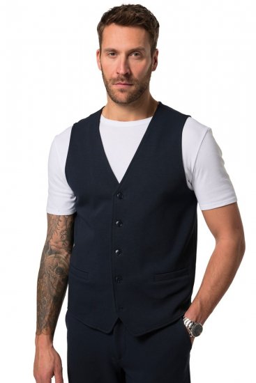 JP1880 New York Flexnamic Chaleco de punto Azul marino - Trajes - Trajes 2XL-8XL