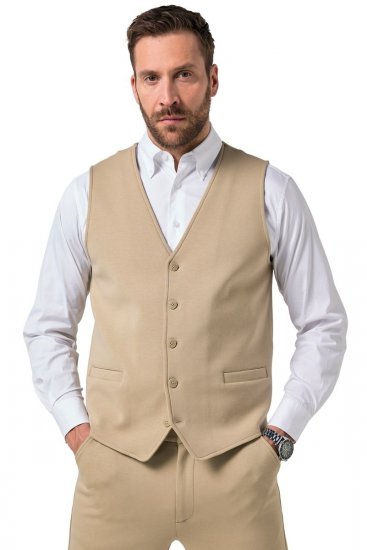 JP1880 New York Flexnamic Chaleco de punto Beige - Trajes - Trajes 2XL-8XL