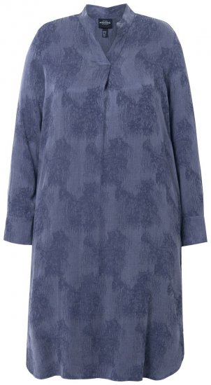 Ulla Popken 837069 Vestido de flores Azul marino - Vestidos midi - Vestidos midi de talla grande