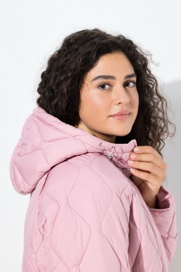 Ulla Popken 837208 Chaqueta acolchada Rosa palo - Chaquetas - Chaquetas para mujer en tallas grandes