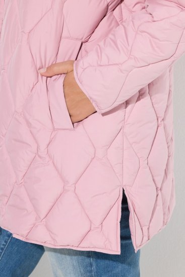 Ulla Popken 837208 Chaqueta acolchada Rosa palo - Chaquetas - Chaquetas para mujer en tallas grandes