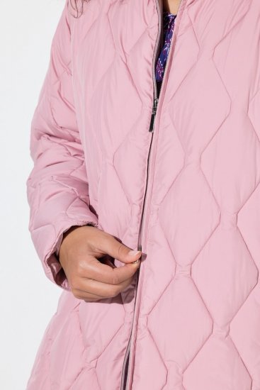 Ulla Popken 837208 Chaqueta acolchada Rosa palo - Chaquetas - Chaquetas para mujer en tallas grandes