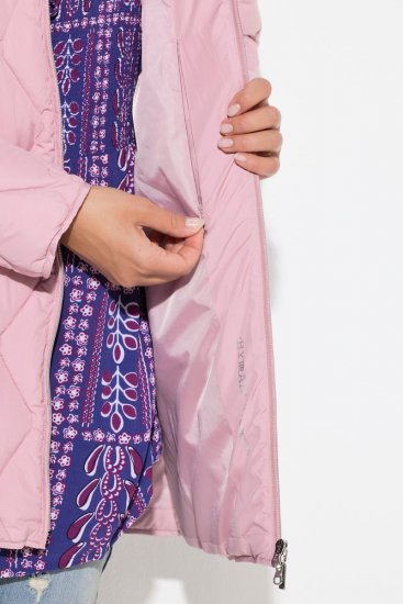 Ulla Popken 837208 Chaqueta acolchada Rosa palo - Chaquetas - Chaquetas para mujer en tallas grandes