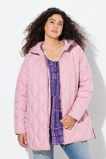 Ulla Popken 837208 Chaqueta acolchada Rosa palo - Chaquetas - Chaquetas para mujer en tallas grandes