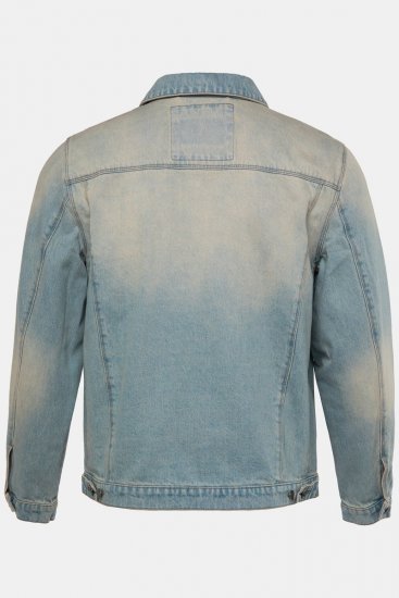 STHUGE 837222 Chaqueta vaquera con bolsillos en el pecho Azul claro - Chaquetas - Chaquetas Tallas Grandes 2XL-8XL