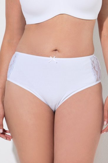 Ulla Popken 837353 Bragas con encaje pack de 3 Beige - Bragas - 