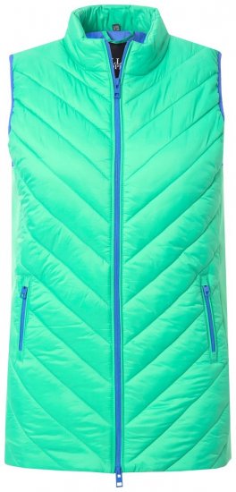 Ulla Popken 837409 Chaleco HYPRAR acolchado Verde claro - Chalecos - 