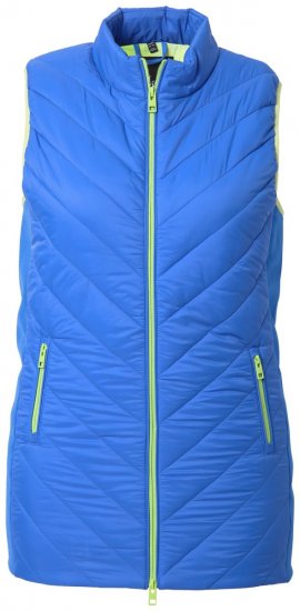 Ulla Popken 837409 Chaleco HYPRAR acolchado Azul - Chalecos - 