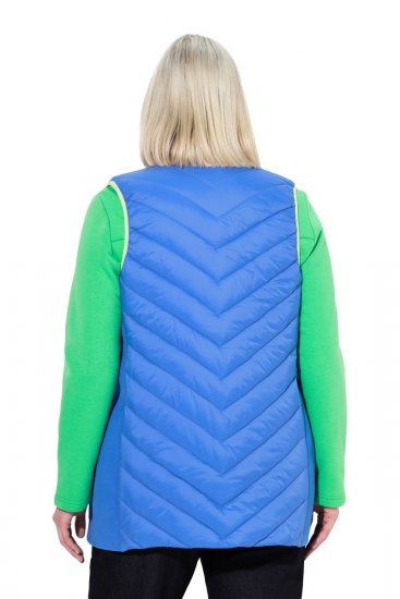 Ulla Popken 837409 Chaleco HYPRAR acolchado Azul - Chalecos - 