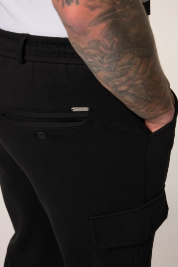 JP1880 New York Flexnamic Pantalón de punto con bolsillos cargo Negro - Trajes - Trajes 2XL-8XL