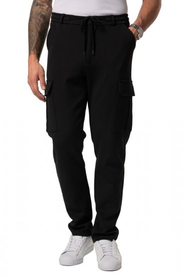 JP1880 New York Flexnamic Pantalón de punto con bolsillos cargo Negro - Trajes - Trajes 2XL-8XL