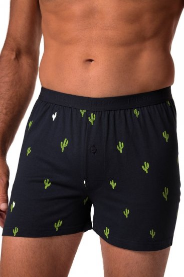 JP1880 837629 Calzoncillos bóxer FLEXNAMIC® con estampado de cactus Azul marino pack de 2 - Ropa interior - Ropa interior 2XL-8XL
