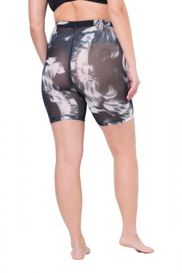 Ulla Popken 837679 Pantalón corto antirrozaduras estampado Azul marino - Culotes antirozaduras - 