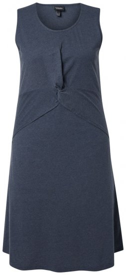 Ulla Popken 837874 Vestido de jersey sin mangas Azul marino - Vestidos de punto jersey - 