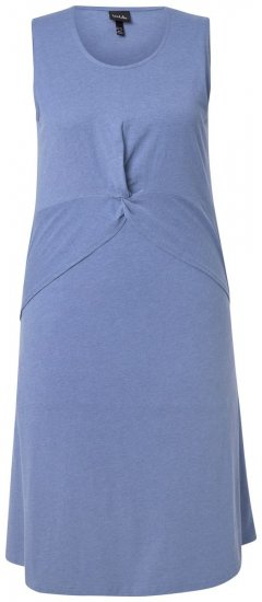 Ulla Popken 837874 Vestido de jersey sin mangas Azul - Vestidos de punto jersey - 