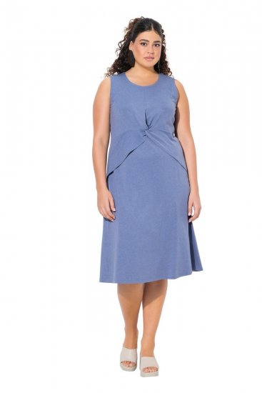 Ulla Popken 837874 Vestido de jersey sin mangas Azul - Vestidos de punto jersey - 