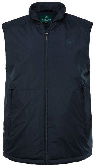 Boston Park 877 Chaleco con cuello alto y cremallera Azul marino - Chaquetas - Chaquetas Tallas Grandes 2XL-8XL
