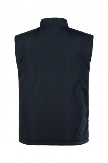 Boston Park 877 Chaleco con cuello alto y cremallera Azul marino - Chaquetas - Chaquetas Tallas Grandes 2XL-8XL