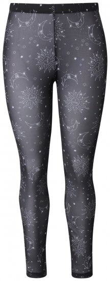 Ulla Popken 837935 Leggings de media con estampado Negro - Medias & calcetines - 
