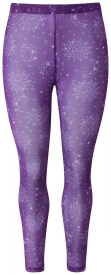 Ulla Popken 837935 Leggings de media con estampado Violeta - Medias & calcetines - 