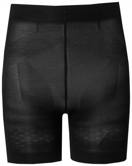 Ulla Popken 838209 Pantalón corto antirrozaduras moldeador Negro - Culotes antirozaduras - 