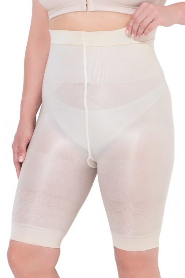 Ulla Popken 838209 Pantalón corto antirrozaduras moldeador Blanco roto - Culotes antirozaduras - 