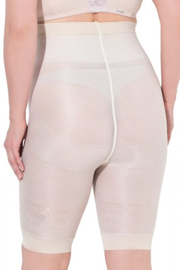 Ulla Popken 838209 Pantalón corto antirrozaduras moldeador Blanco roto - Culotes antirozaduras - 