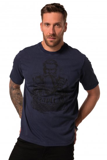 JP1880 O’zapft is! Design Vintage Look T-Shirt Navy Blue - Camisetas - Camisetas - 2XL-14XL