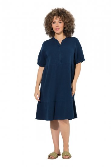 Ulla Popken 838567 Vestido de manga corta Multicolor - Vestidos midi - Vestidos midi de talla grande