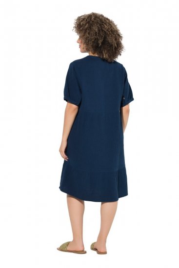 Ulla Popken 838567 Vestido de manga corta Multicolor - Vestidos midi - Vestidos midi de talla grande
