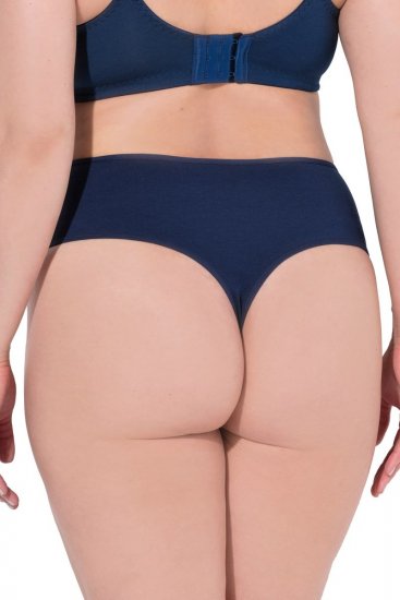 Ulla Popken 838637 Tangas pack de 3 Azul marino - Bragas - 