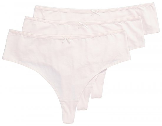 Ulla Popken 838637 Tangas pack de 3 Beige - Bragas - 